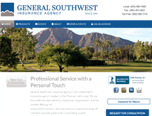 Tablet Screenshot of generalsouthwest.com
